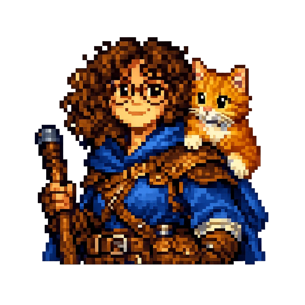 Lisa Olsthoorn pixel art character